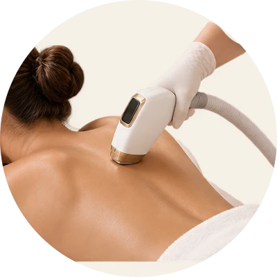 Back laser hair removal at Summer Skin